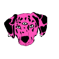 third eye dog Sticker by Queremos!