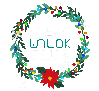 Happy New Year Love Sticker by Unlok Design Team