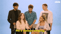 He's Always Singing