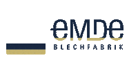 Blechfabrik metall emde laserschneiden abkanten Sticker