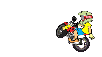 Cross Jumping Sticker