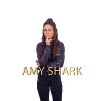 amy shark no Sticker by Sony Music Australia