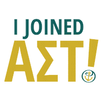 Ast Alpha Tau Sticker by Alpha Sigma Tau Sorority