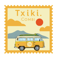 Van Roadtrip Sticker by Txiki Combi