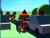 Skarmuse tv television vhs radio GIF