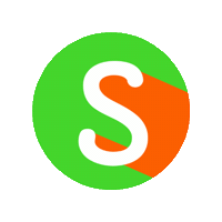 Orange Abc Sticker