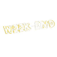 Week-End Sticker by grousseta