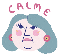 Close Your Eyes Meditate Sticker by Marie Boiseau