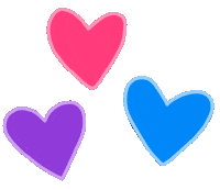 Love Is Love Hearts Sticker by Rainbow Brains