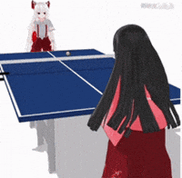 Tennis Fujiwara No Mokou GIF