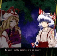 Yukari Fujiwara No Mokou GIF