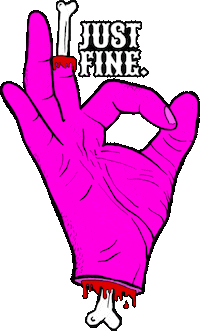 Hand Ok Sticker by DISTINCT RIDERS