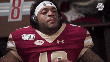 Serious College Football GIF by Boston College Athletics