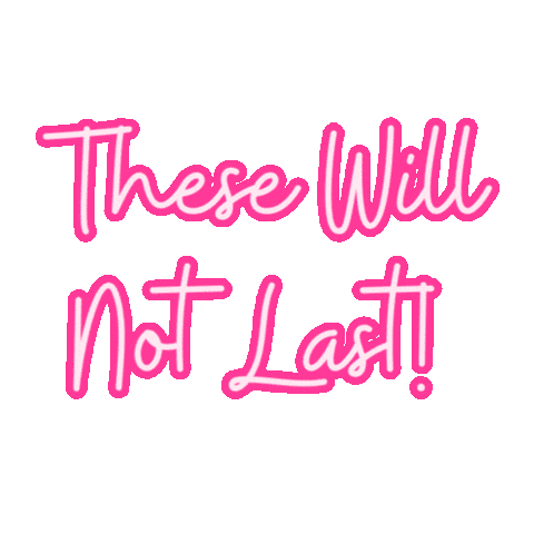 These Will Not Last Sticker by Ulka Rocks