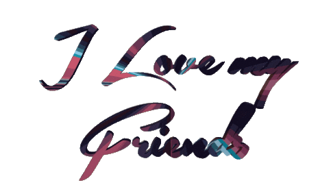 Digital Art Love Sticker