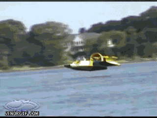 hovercraft win GIF by Cheezburger