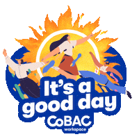 Goodday Sticker by CoBAC Workspace