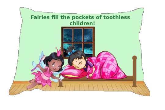 Tooth Fairy Kids Sticker