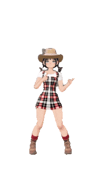 Festa Junina Girl Sticker