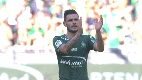 football applause GIF by AS Saint-Etienne