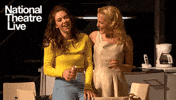 Happy Gillian Anderson GIF by National Theatre