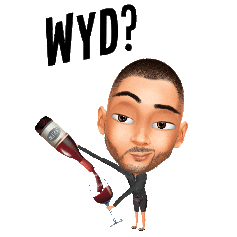 Wine Manthonyajr Sticker by Genies