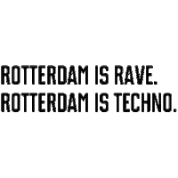 rotterdamravetechno techno rave 010 rotterdamrave Sticker
