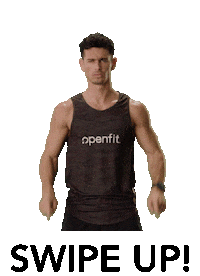 Swipe Up Sticker by Openfit