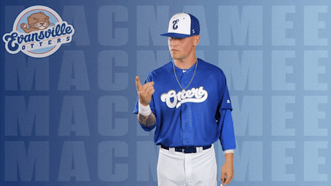 Too Much Baseball GIF by Evansville Otters