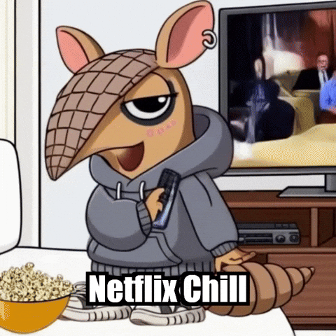 Relax Bingewatching GIF by Chillo Dillo
