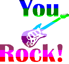 You Rock Sticker