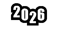 Happy New Year Sticker by Vinnie Camilleri
