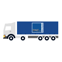 Delivery Truck Sticker by bhcmerchants