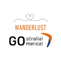 Travel Wanderlust Sticker by GOstralia!-GOmerica!