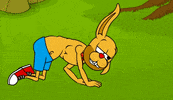 rabbit running GIF by Estudios Animeco