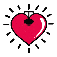TakeTheTopo love art heart popart Sticker