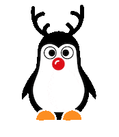 Christmas Penguins Sticker by Anya Hindmarch