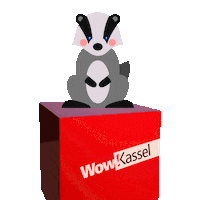wowkassel wow yeah deutschland urlaub Sticker