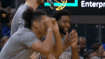 Excited Regular Season GIF by NBA