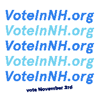 Voting New Hampshire Sticker by New Hampshire Democratic Party