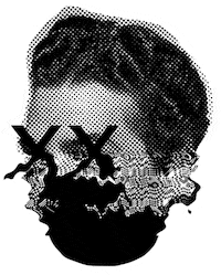 faces revolue Sticker by Myartisreal