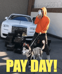 swagrman giphygifmaker work money pay day GIF