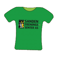 Sandengrafikk Sticker by Sanden Treningssenter
