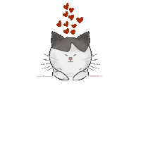 Cat Love Sticker