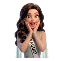 Miss Universe Omg Sticker