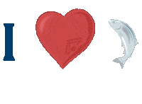 AlaskaSeafood love alaska seafood salmon Sticker