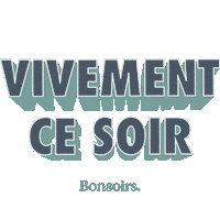 Bonui Sticker by Bonsoirs