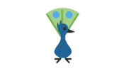 emojivid animals emoji peacock emojivid Sticker