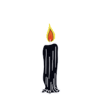 Magic Candle Sticker by Rhianna Moon