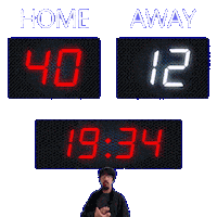 12 Away Sticker